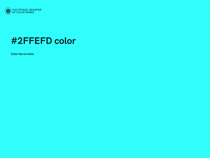#2FFEFD color image