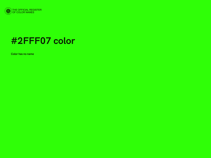 #2FFF07 color image