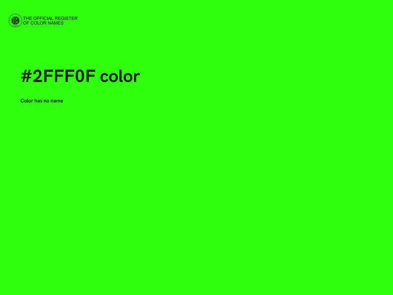 #2FFF0F color image