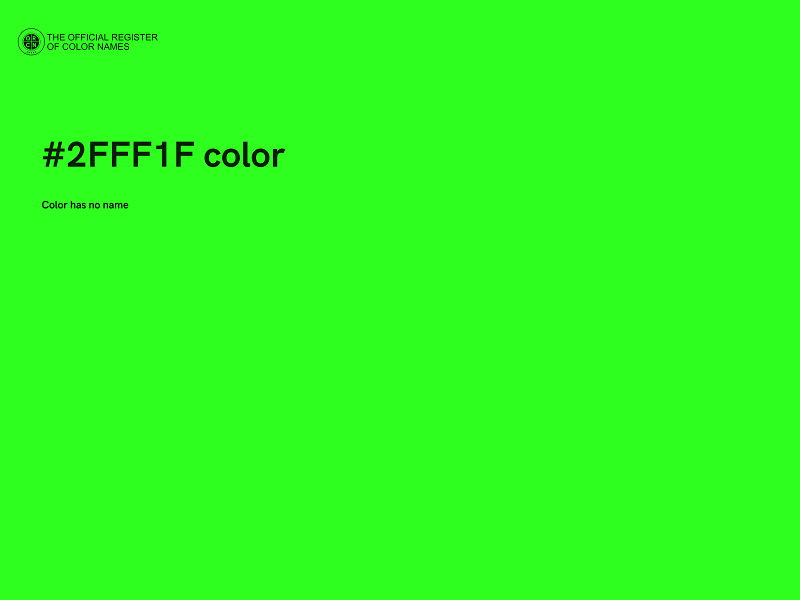 #2FFF1F color image