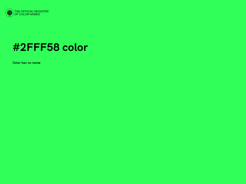 #2FFF58 color image