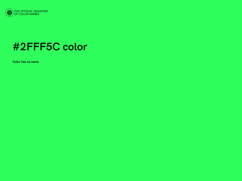 #2FFF5C color image