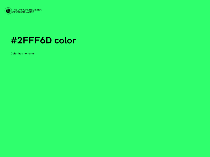 #2FFF6D color image