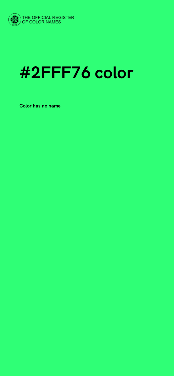 #2FFF76 color image