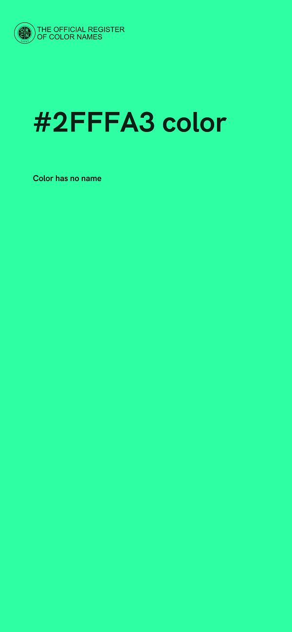 #2FFFA3 color image