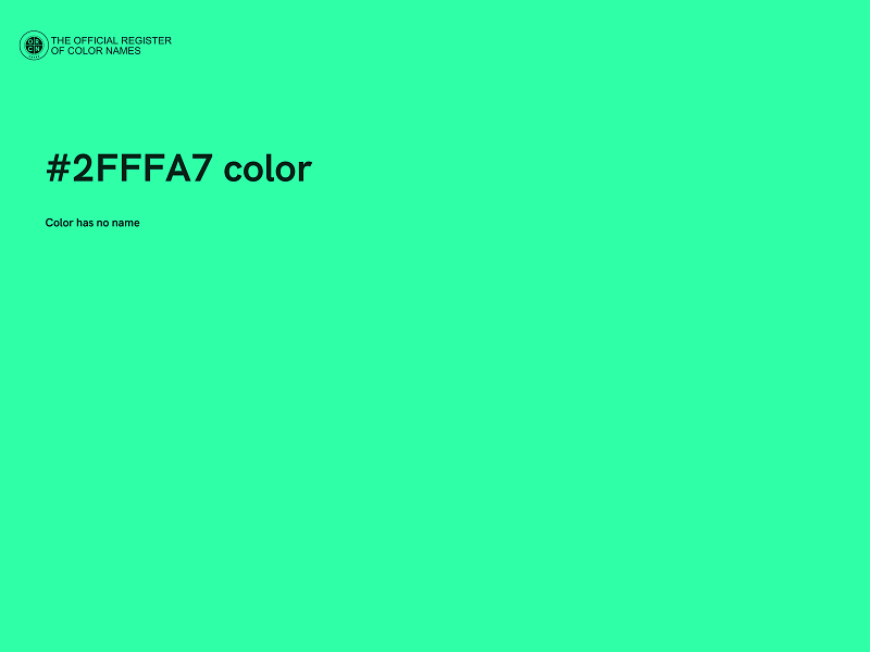 #2FFFA7 color image
