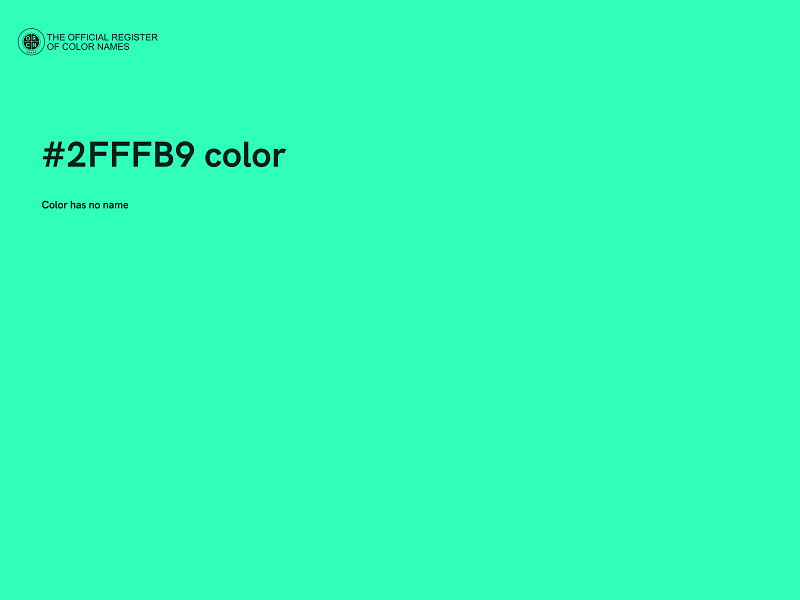 #2FFFB9 color image