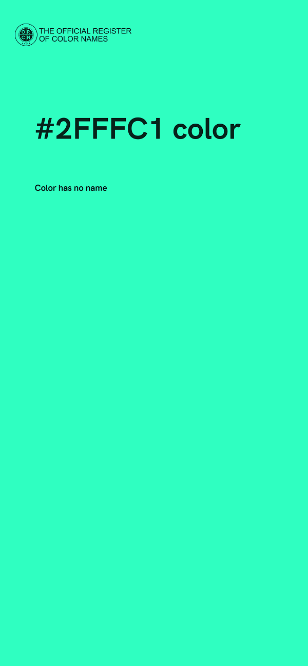 #2FFFC1 color image