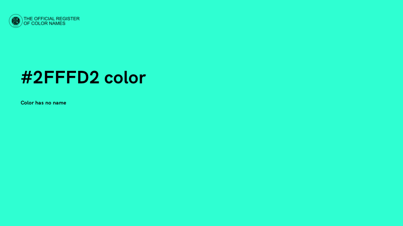 #2FFFD2 color image