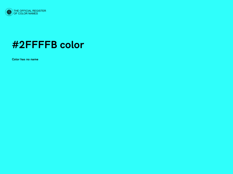 #2FFFFB color image