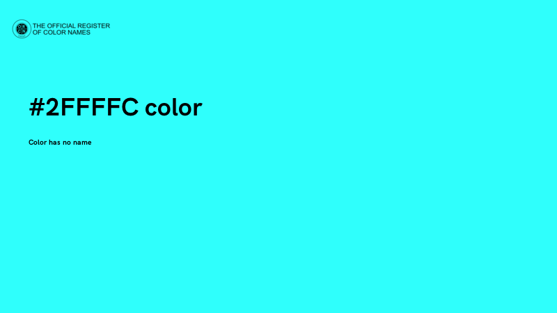 #2FFFFC color image