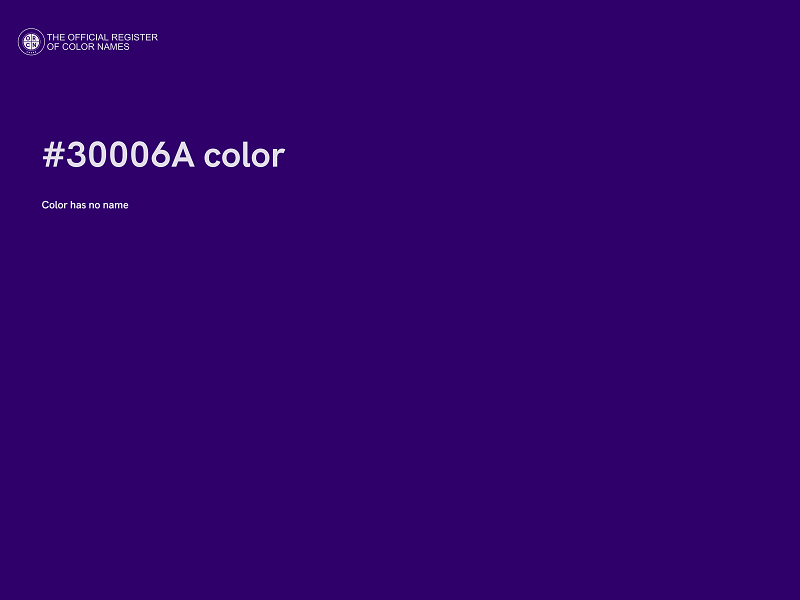 #30006A color image