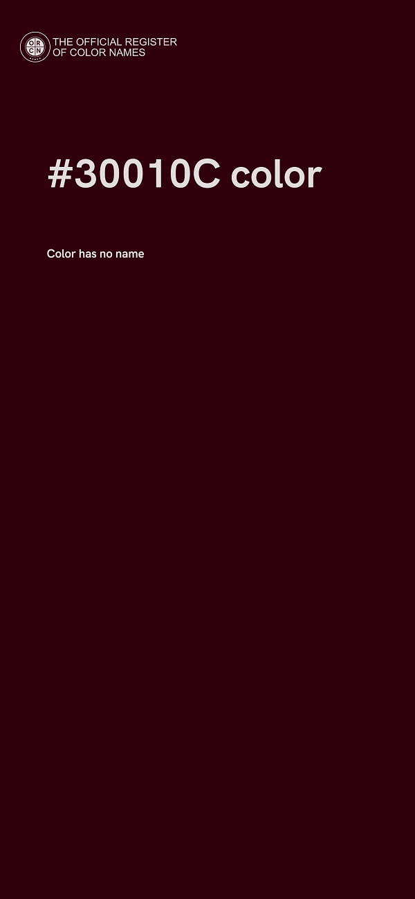 #30010C color image