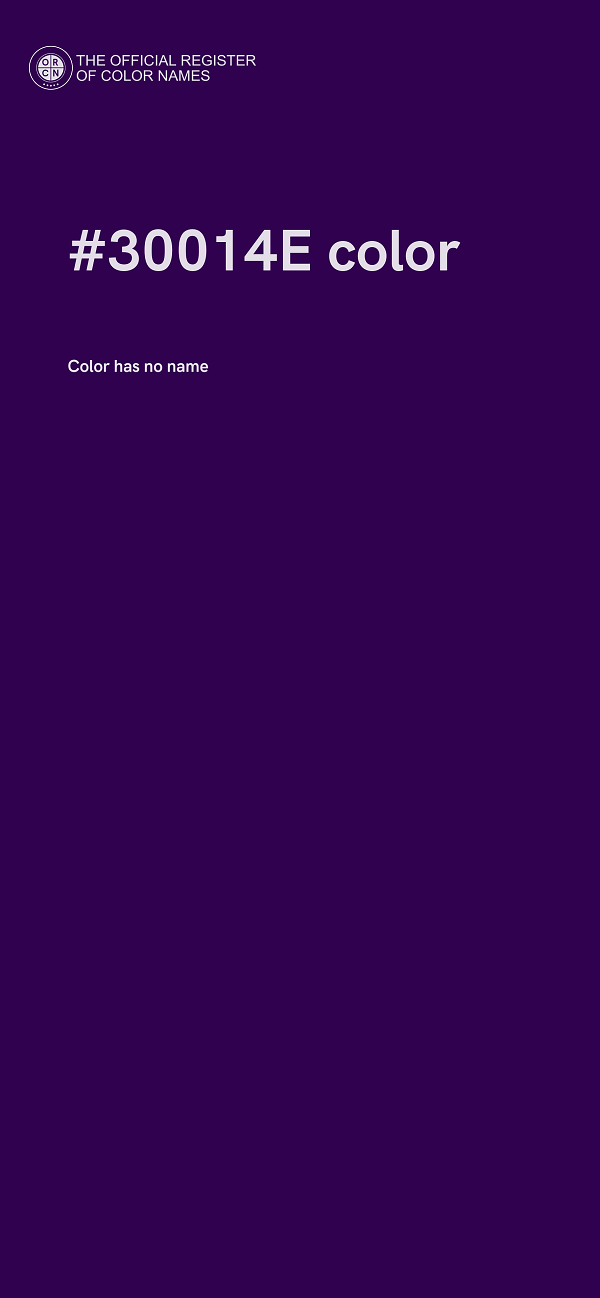 #30014E color image