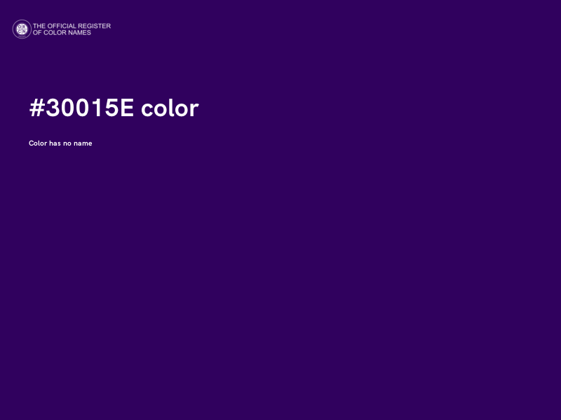 #30015E color image