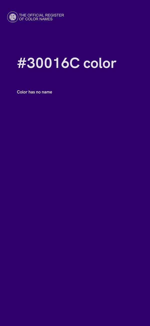 #30016C color image