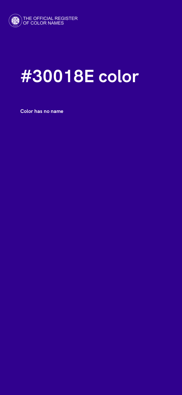 #30018E color image