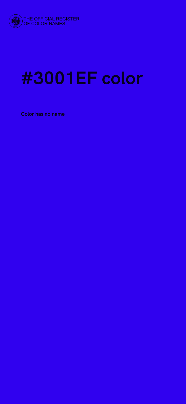#3001EF color image