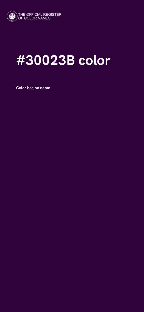#30023B color image