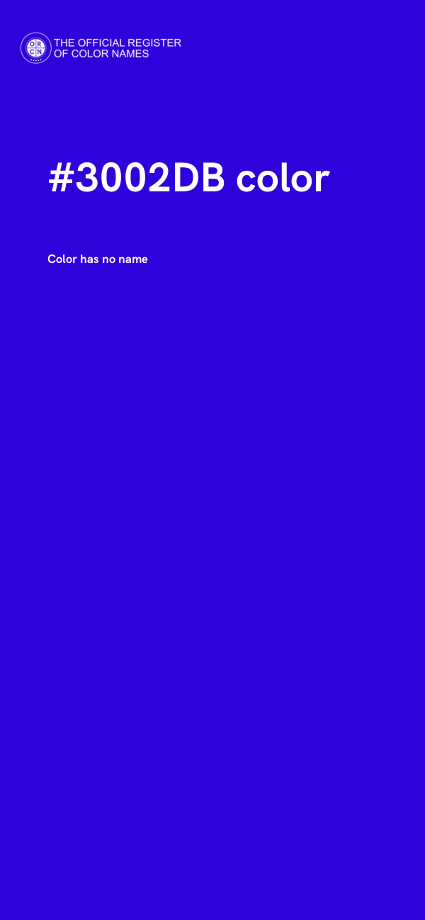 #3002DB color image