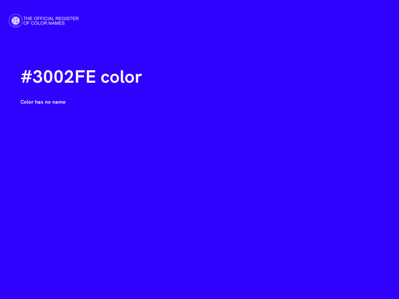 #3002FE color image