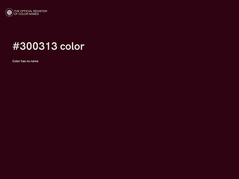 #300313 color image