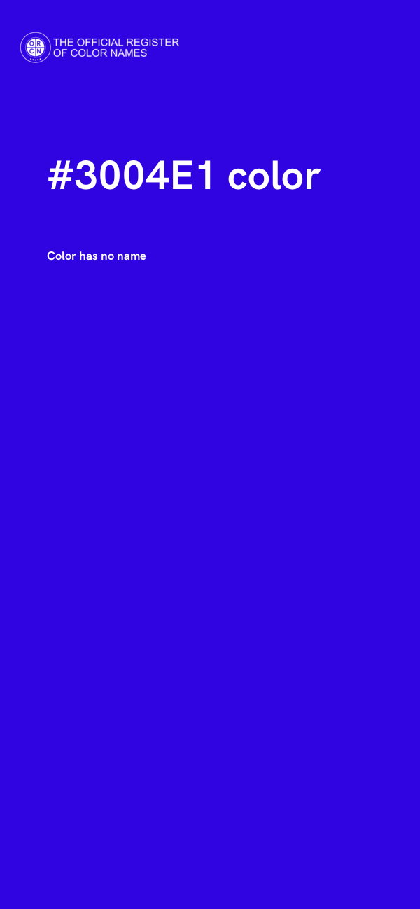 #3004E1 color image
