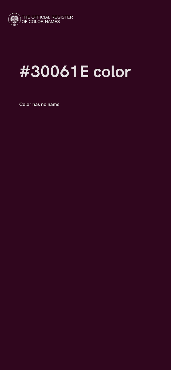 #30061E color image