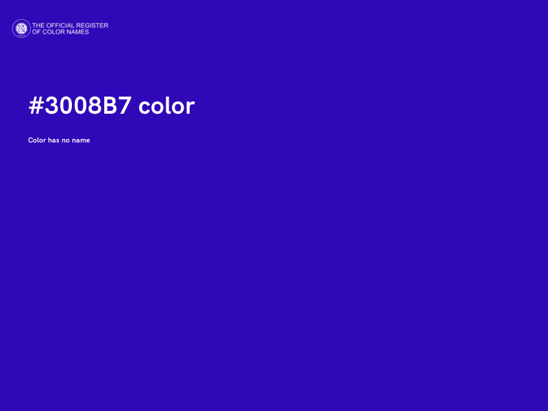 #3008B7 color image