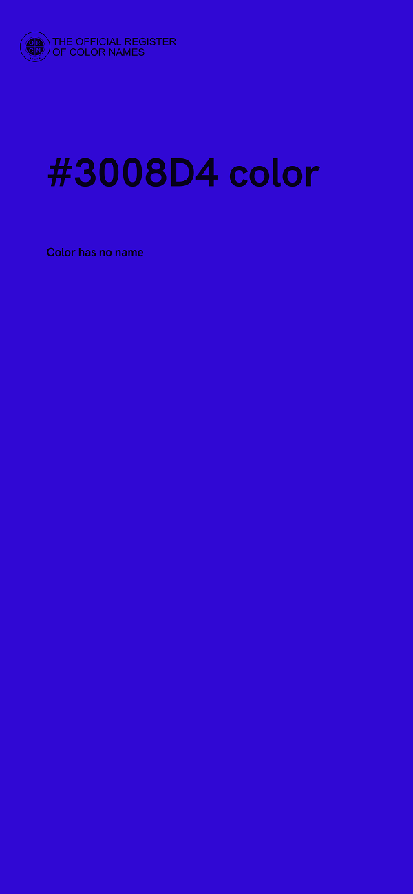 #3008D4 color image