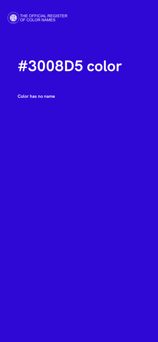 #3008D5 color image