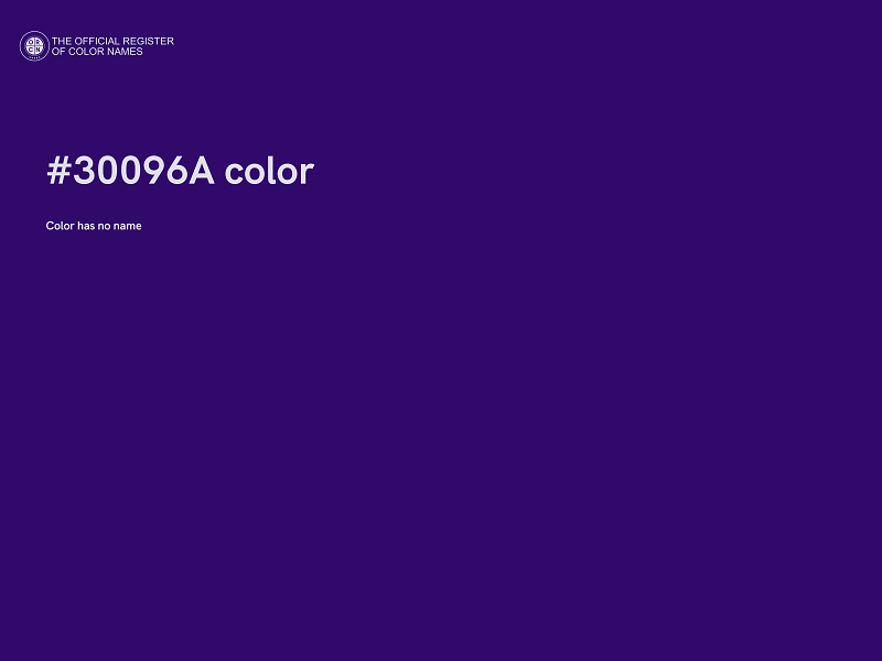 #30096A color image