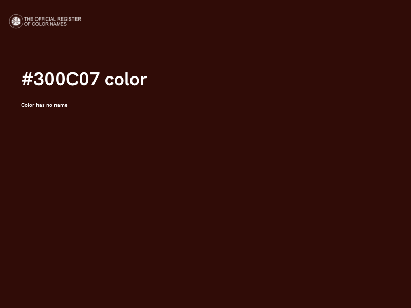 #300C07 color image