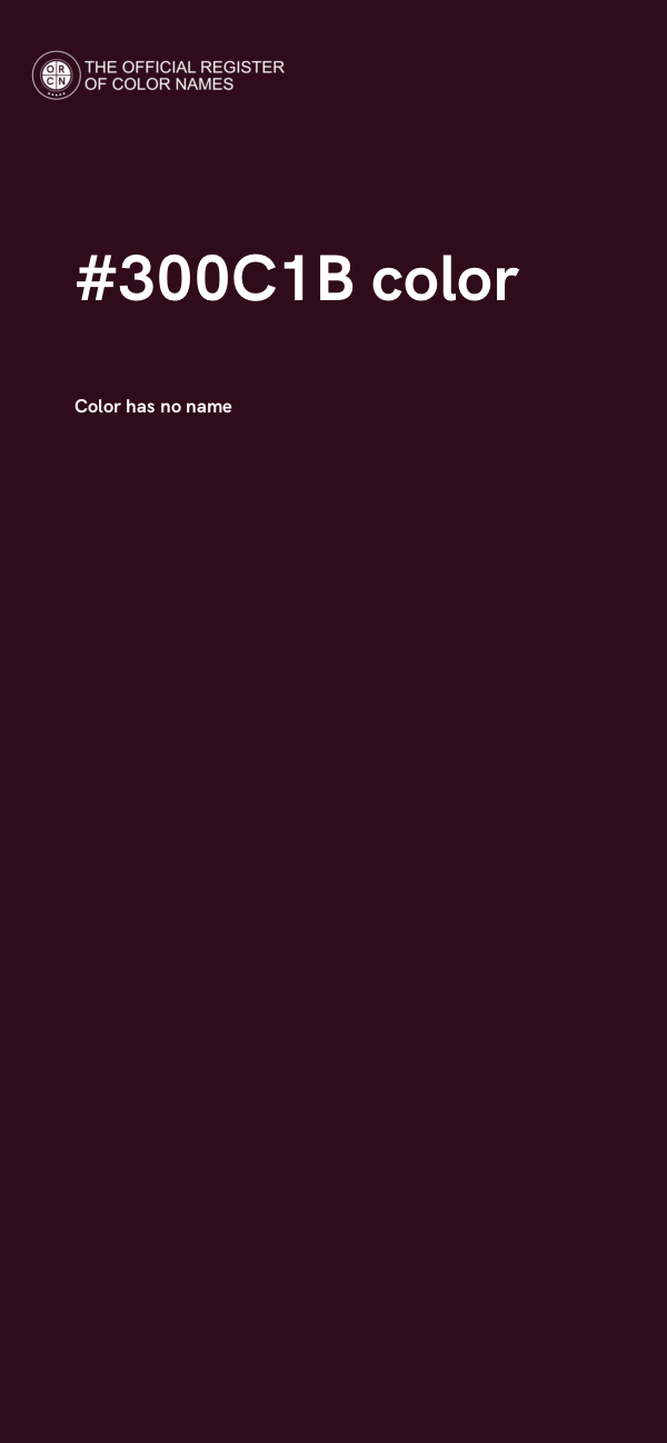 #300C1B color image