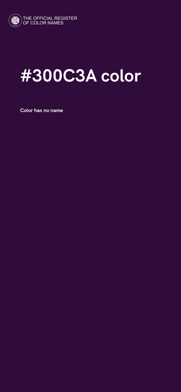 #300C3A color image
