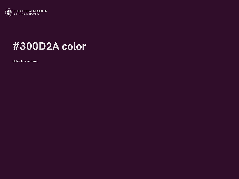 #300D2A color image