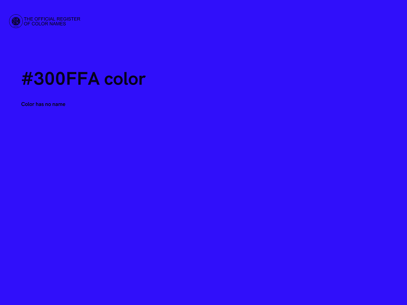 #300FFA color image