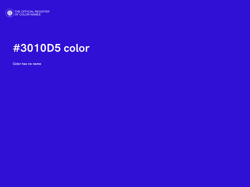 #3010D5 color image
