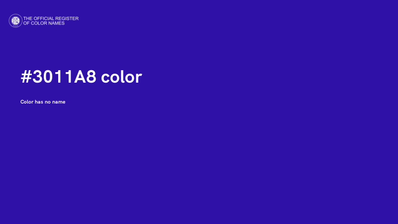 #3011A8 color image