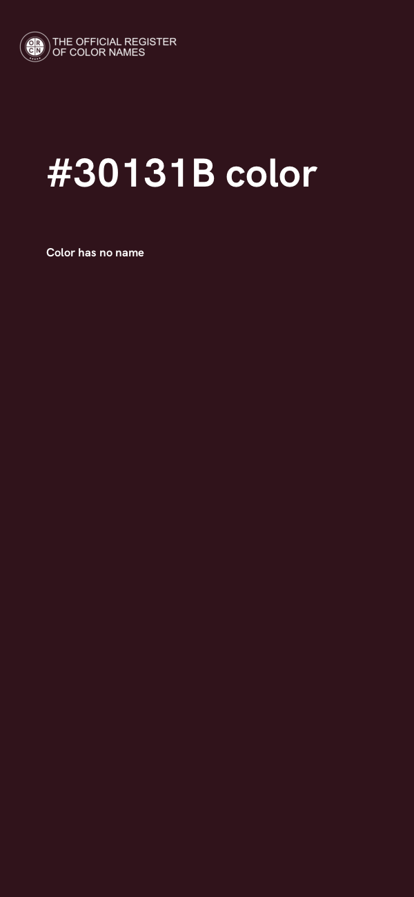 #30131B color image