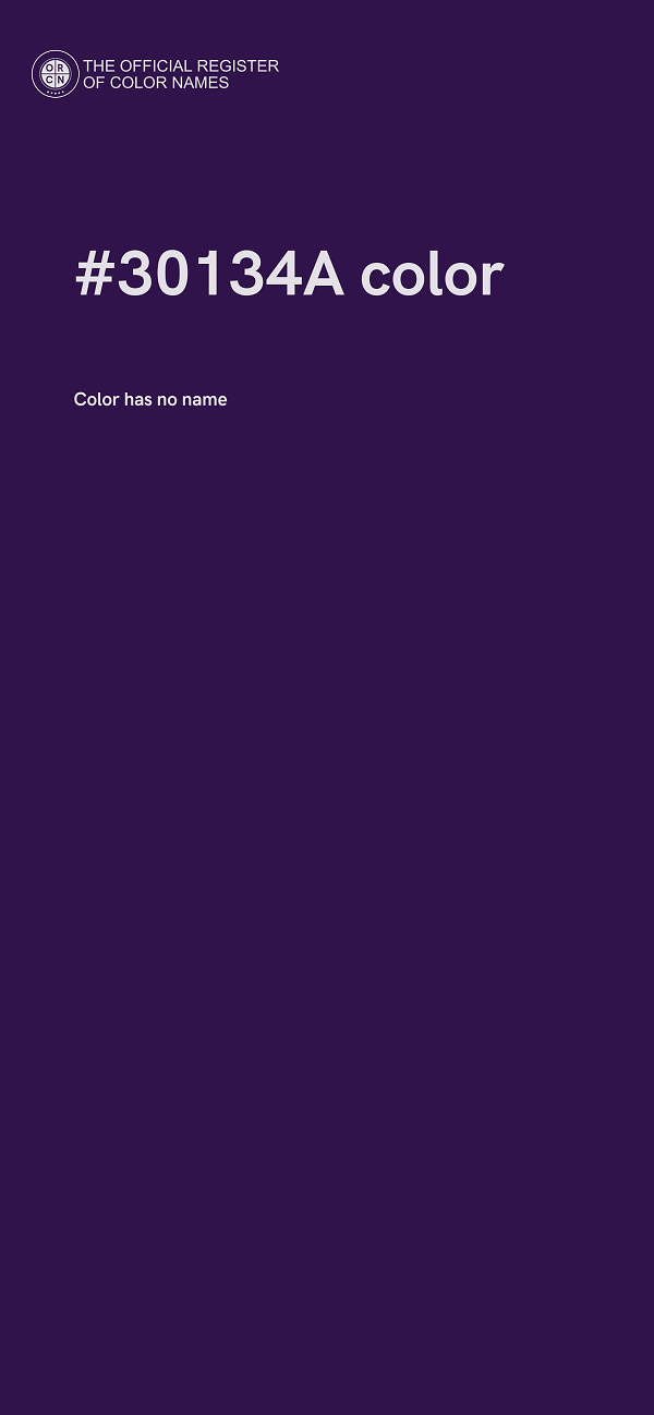 #30134A color image