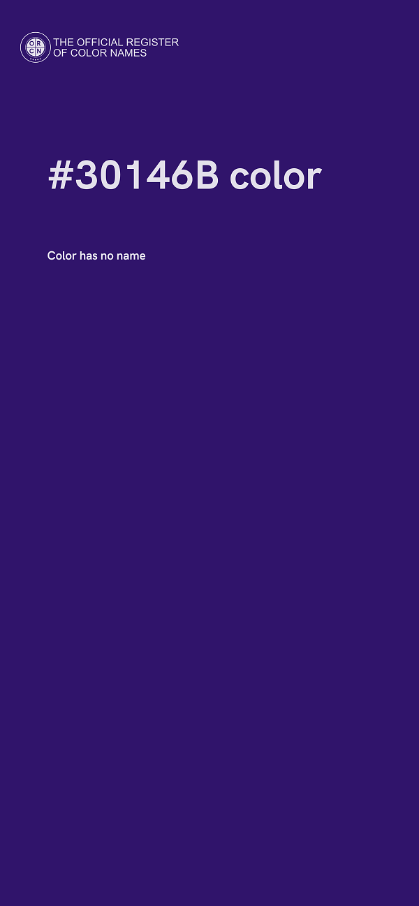 #30146B color image