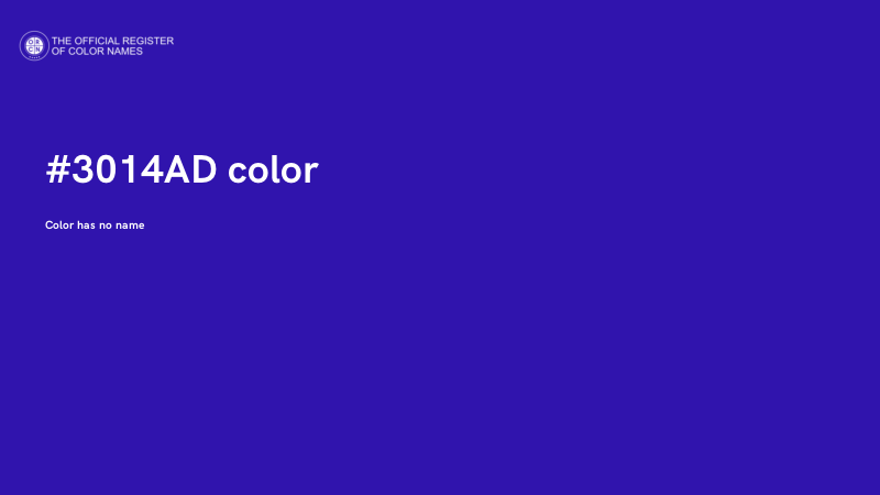 #3014AD color image