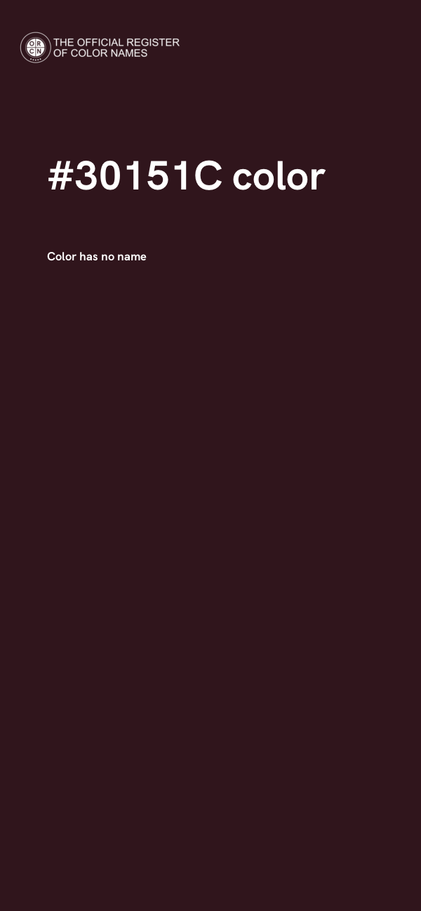#30151C color image