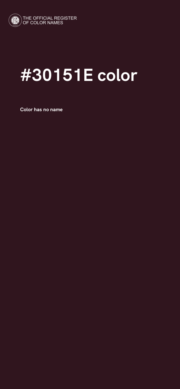 #30151E color image