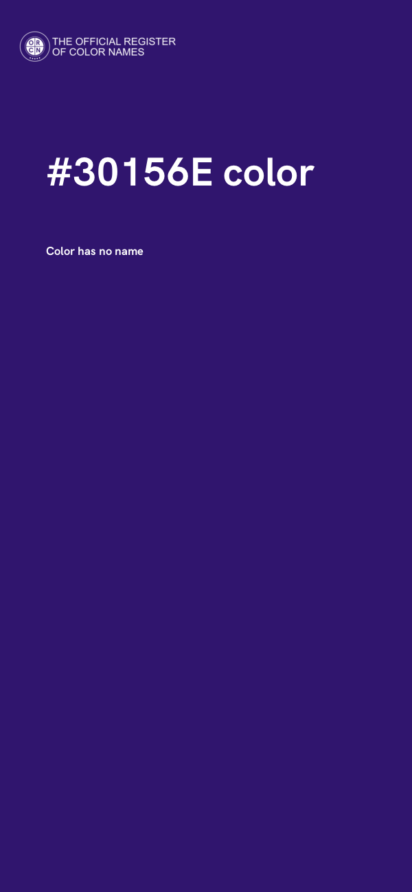 #30156E color image