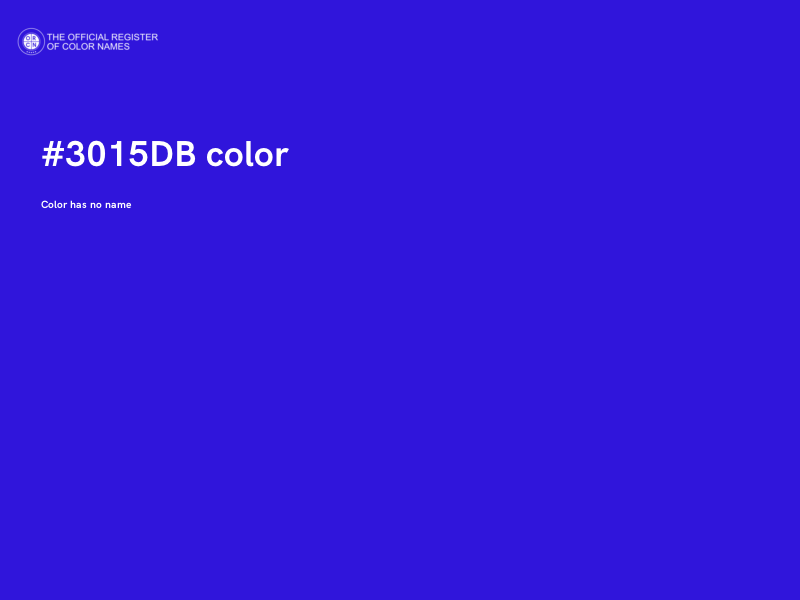 #3015DB color image