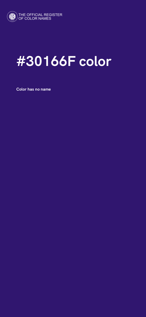 #30166F color image