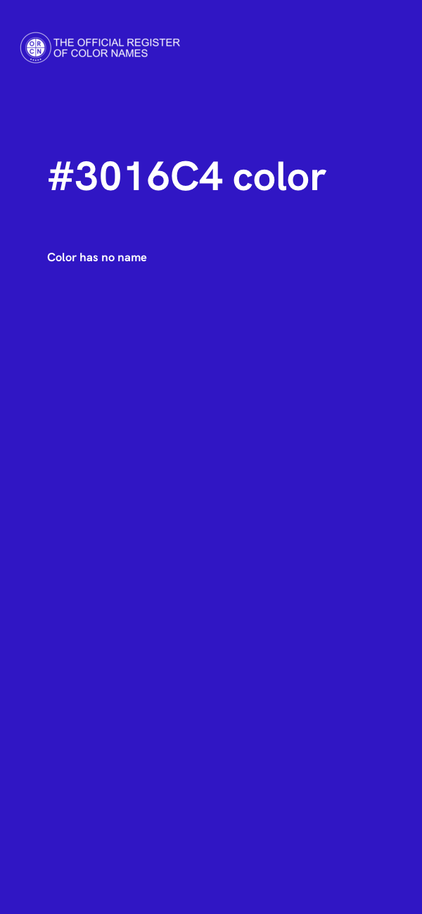 #3016C4 color image
