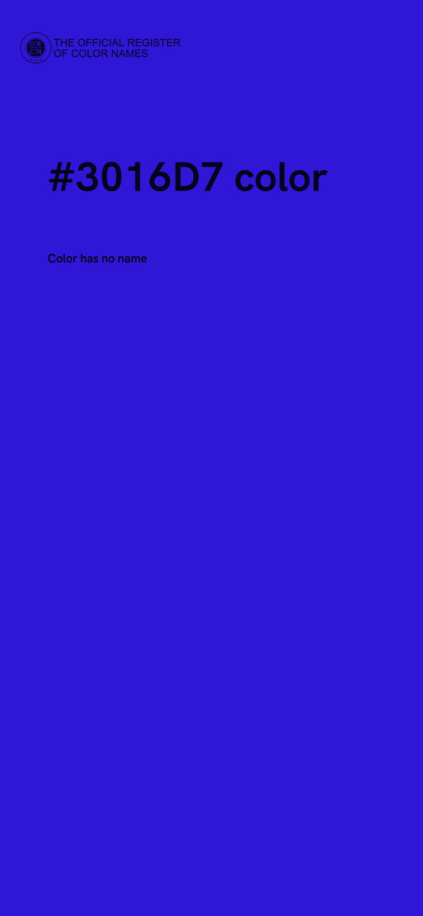#3016D7 color image